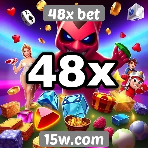 Variedade de jogos oferecidos pelo 48x bet